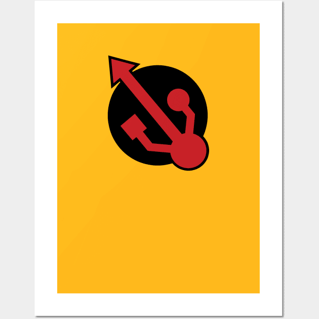 The Reverse Flash Drive Wall Art by Nowlipie